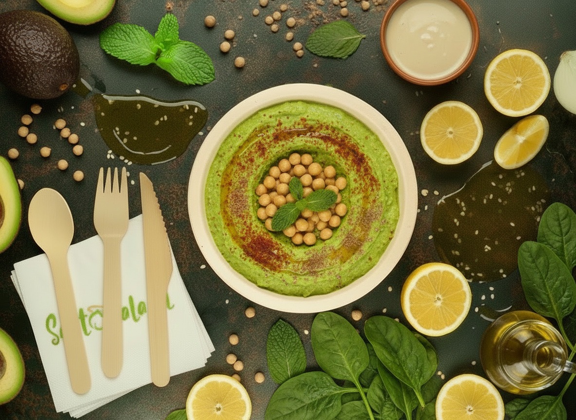 hummus avocado e spinaci hummus avocado e spinaci